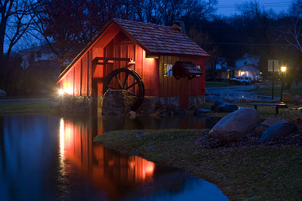 Creek Mill stock photo