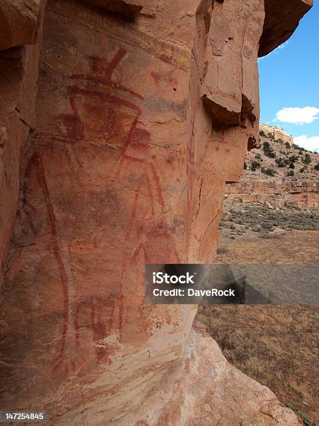 Pictographs Of Snake Gulch Stock Photo - Download Image Now - American Culture, Anasazi Culture, Ancient