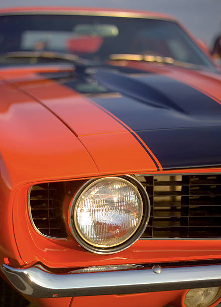istock 60s sports car headlight. 147255185