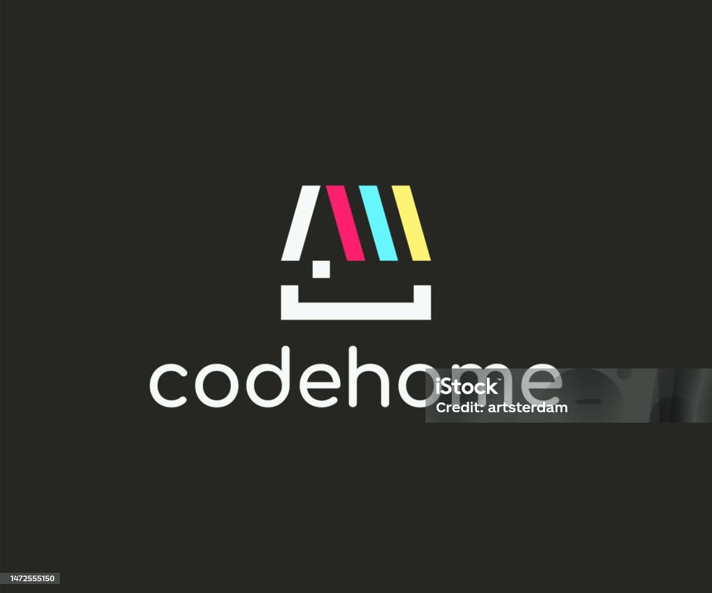 Programming Source Code And House Graphic Design Software Developer And ...