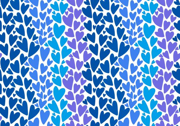 istock Valentines watercolor hearts seamless pattern for wrapping paper and fabrics 1472556381