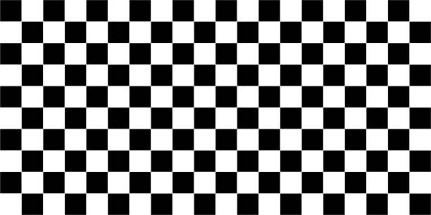 Black and white finish line. Checkered flag vector icon. Chess pattern. Black and white finish line. Checkered flag vector icon. Chess pattern. meta description stock illustrations