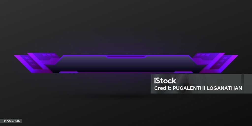 Interfacz Inferior Vetores de Modelo Futurista De Banner De Título De Tela De Interface De ...