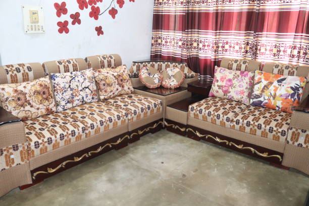 istock Amazing view of sofa from the drawing room. 1472561517