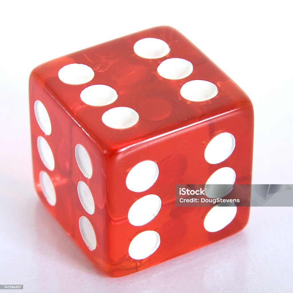 Loaded the Loaded die. Dice Stock Photo