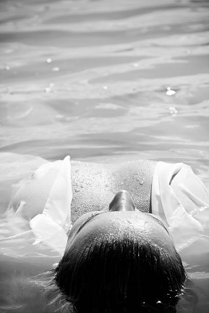 istock Sensual woman in water 147256428