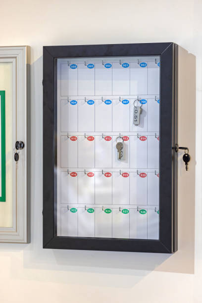 istock Keys Cabinet Glass Door 1472564417