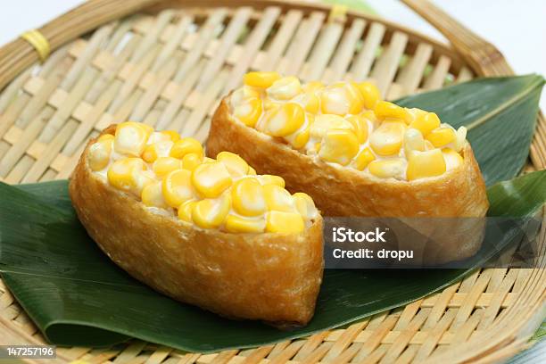 Zubereiteten Und Köstlichen Corn Sushi Stockfoto und mehr Bilder von Asien - Asien, Essen am Tisch, Ethnische Zugehörigkeit