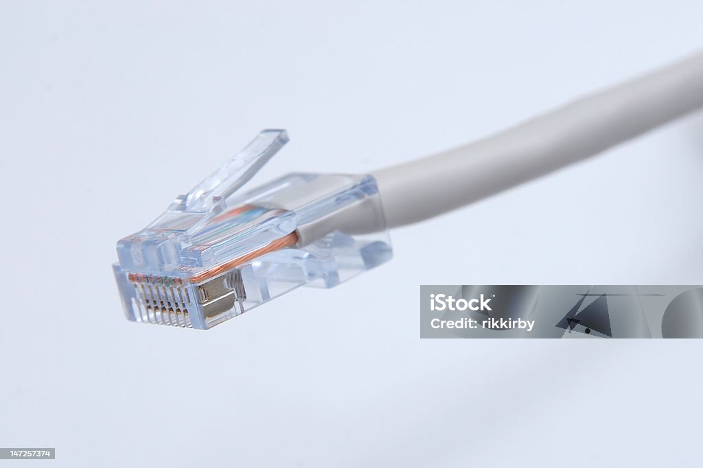 RJ 45 ネットワークコネクタ - DSLのロイヤリティフリーストックフォト