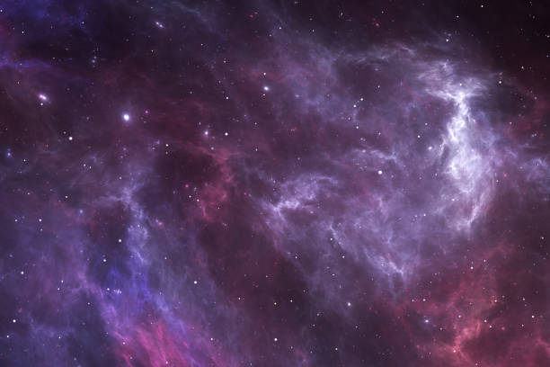 istock Space background with nebula and stars 1472579383
