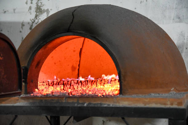 horno de barro, cocido con leña y carbón, utilizado en paraguay para cocinar comidas típicas. - pot roast pan roast beef meat fotografías e imágenes de stock
