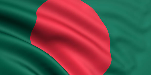 Flag Of Bangladesh stock photo