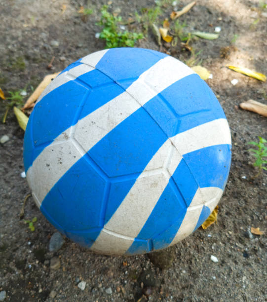 Plastic ball sports photos, taken at close range