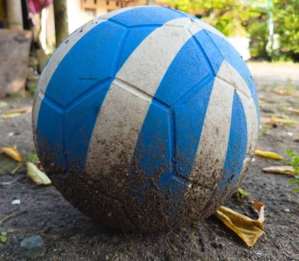 Plastic ball sports photos, taken at close range