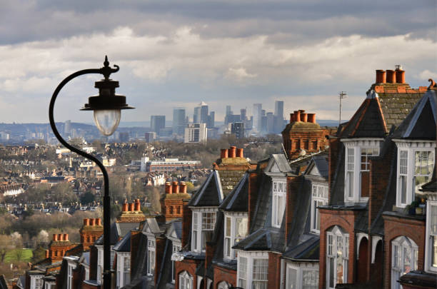 suburbia - tower hamlets imagens e fotografias de stock