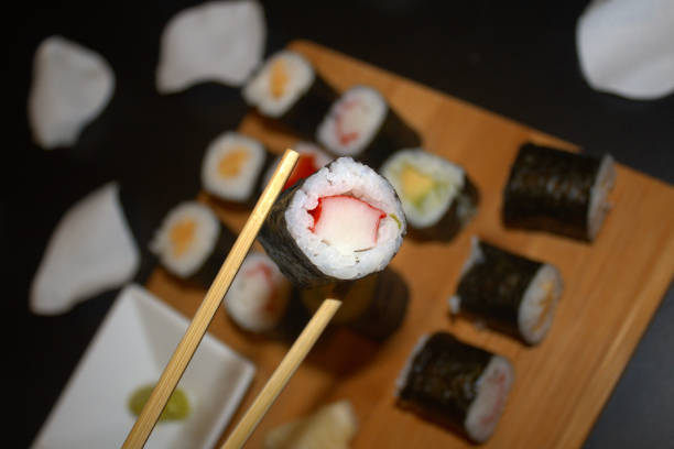 istock Eating Sushi To-Go at Home 1472590154