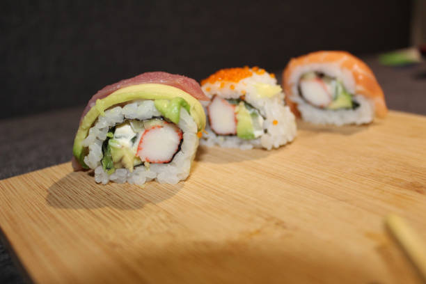 istock Sushi To Go at a Restaurant for Take Away 1472592818