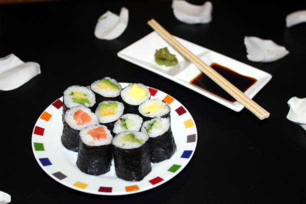 istock Sushi To Go at a Restaurant for Take Away 1472593359