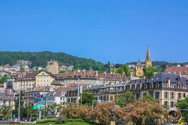 istock View of Neuchatel, Switzerland 1472595827
