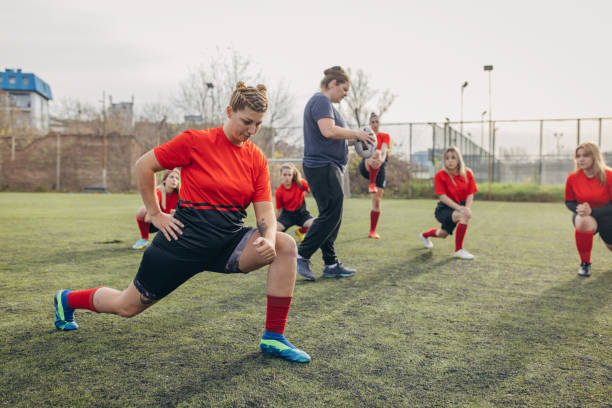 istock Female rugby team training outdoors 1472598724