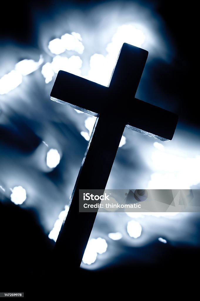 Christian cross - Lizenzfrei Holz Stock-Foto