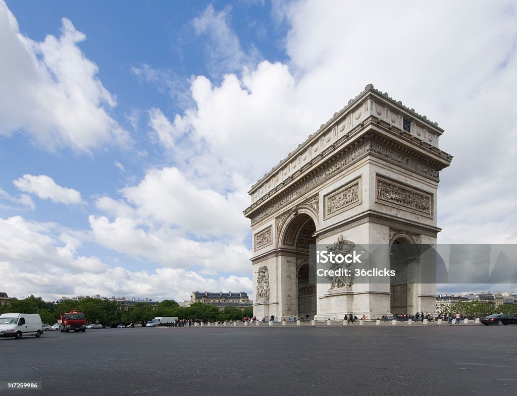 Триумфальная арка-Париж - Стоковые фото Napoleon Bonaparte роялти-фри