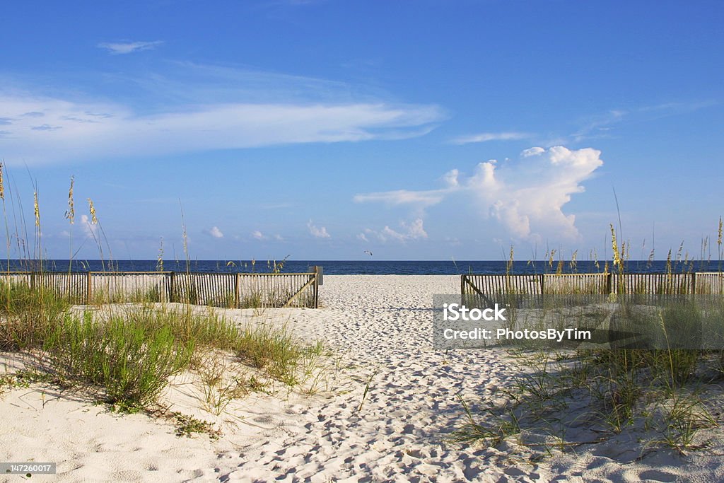 Pittoresque promenade sur la plage - Photo de Bleu libre de droits