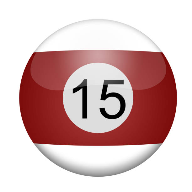 istock Illustration of  colored and numbered billiard balls 1472600468