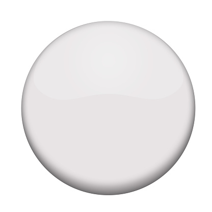 Illustration of a glossy white sphere