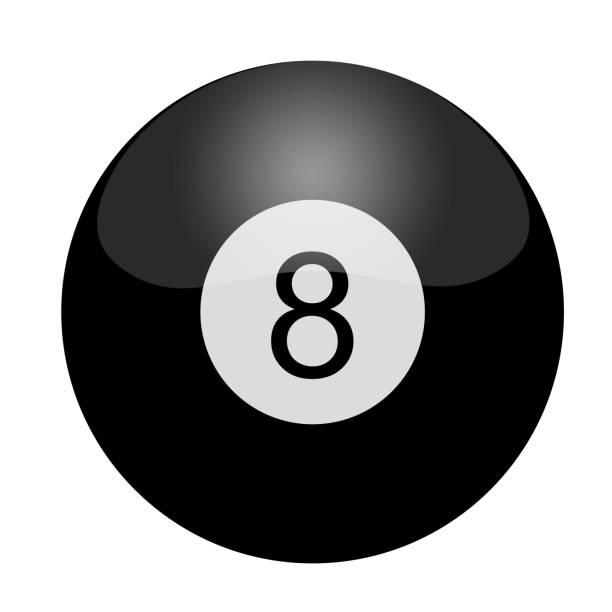 istock Illustration of  colored and numbered billiard balls 1472601038