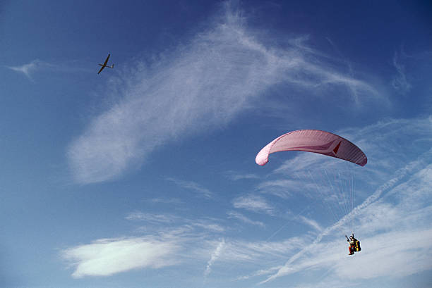 Hang-Planeur avec espace de copie. - Photo