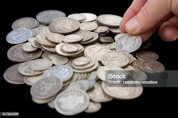 Hand Reaching For Coins From Savings Horizontal Stock Photo - Download Image Now - All Asian Currencies, All Australasian Currencies, Antique