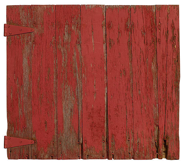 Stodoła-drewniane drzwi – zdjęcie