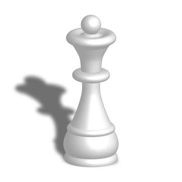 istock 3D illustration of a white chess piece 1472608736
