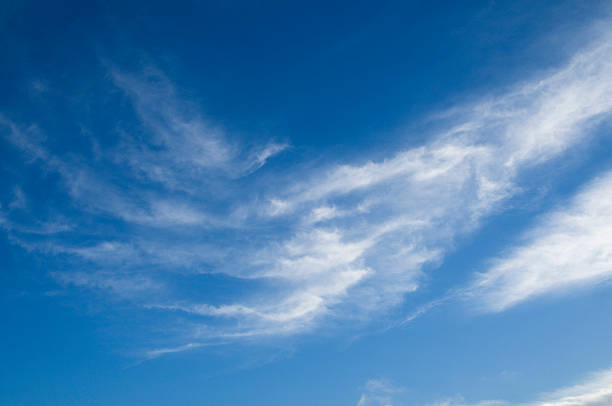 Fine white cloud stock photo