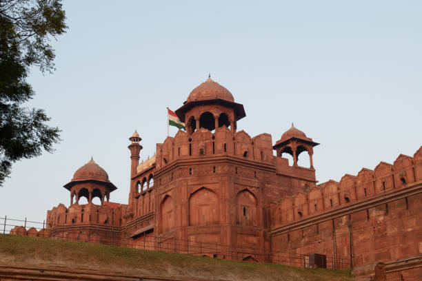 istock Red fort mughal monument at New Delhi, India 1472611166