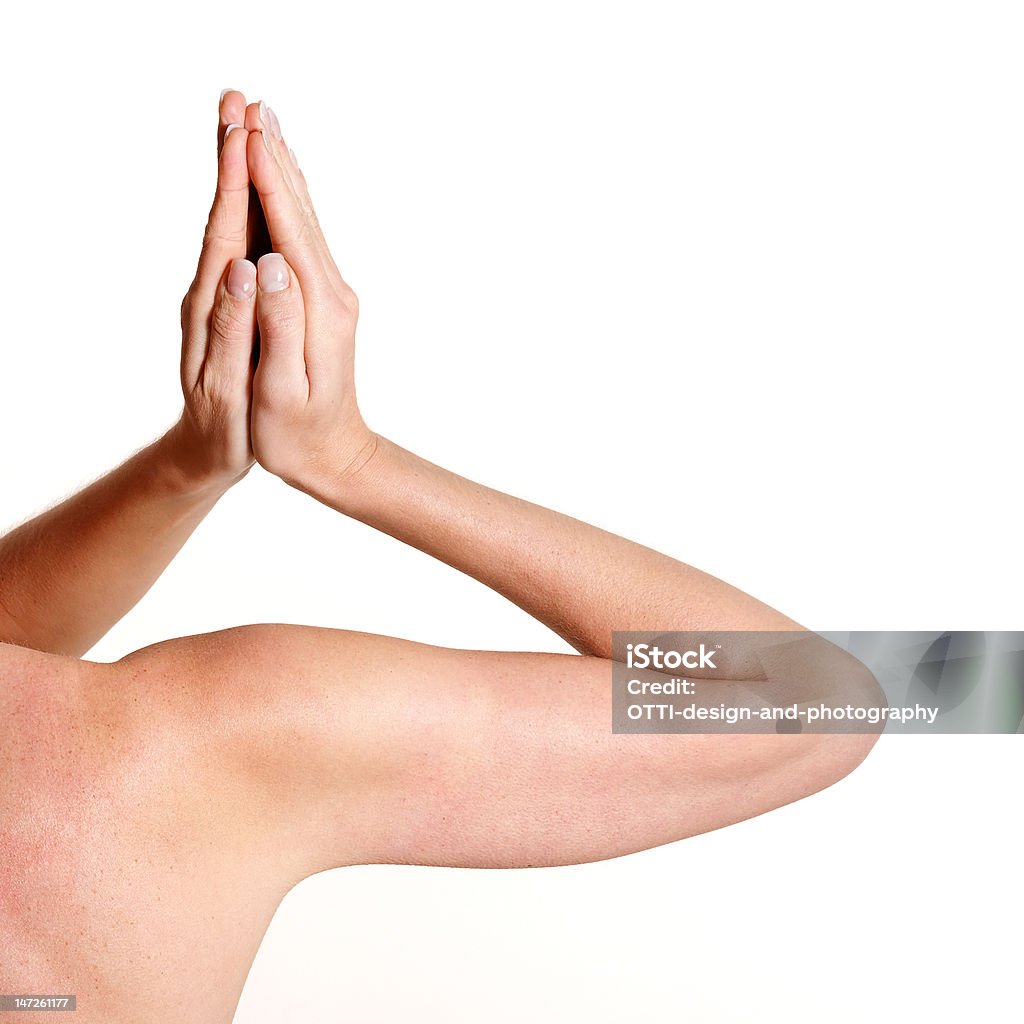 victory Arm and two hands symbolizing victory ore pride. Adult Stock Photo