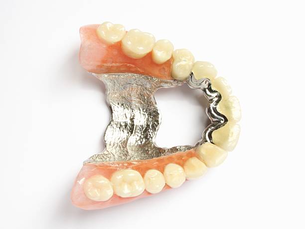 istock Close-up of a denture from someone's mouth 147261192