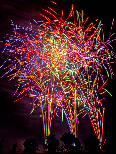 Isesaki fireworks: 4 stock photo