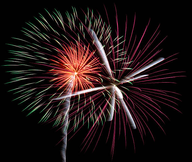 Isesaki fireworks: 9 stock photo