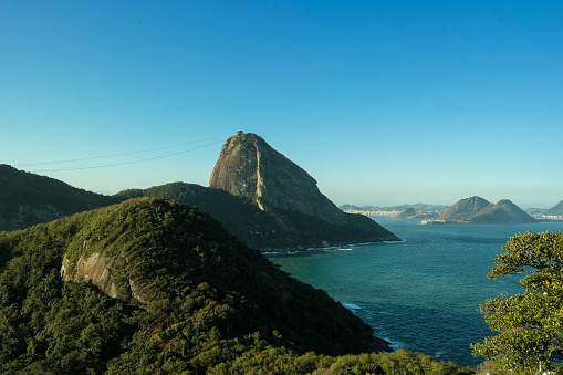 Famous landmark of Rio de Janeiro view
