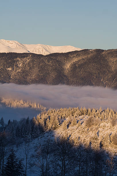 Winter mountain  Landscape stock photo