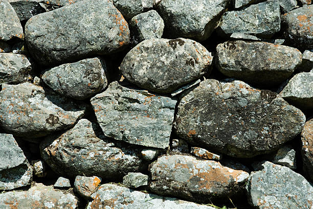 Detail of Rock Wall stock photo