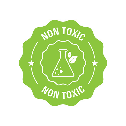 Non toxic design logo template. Vector illustration