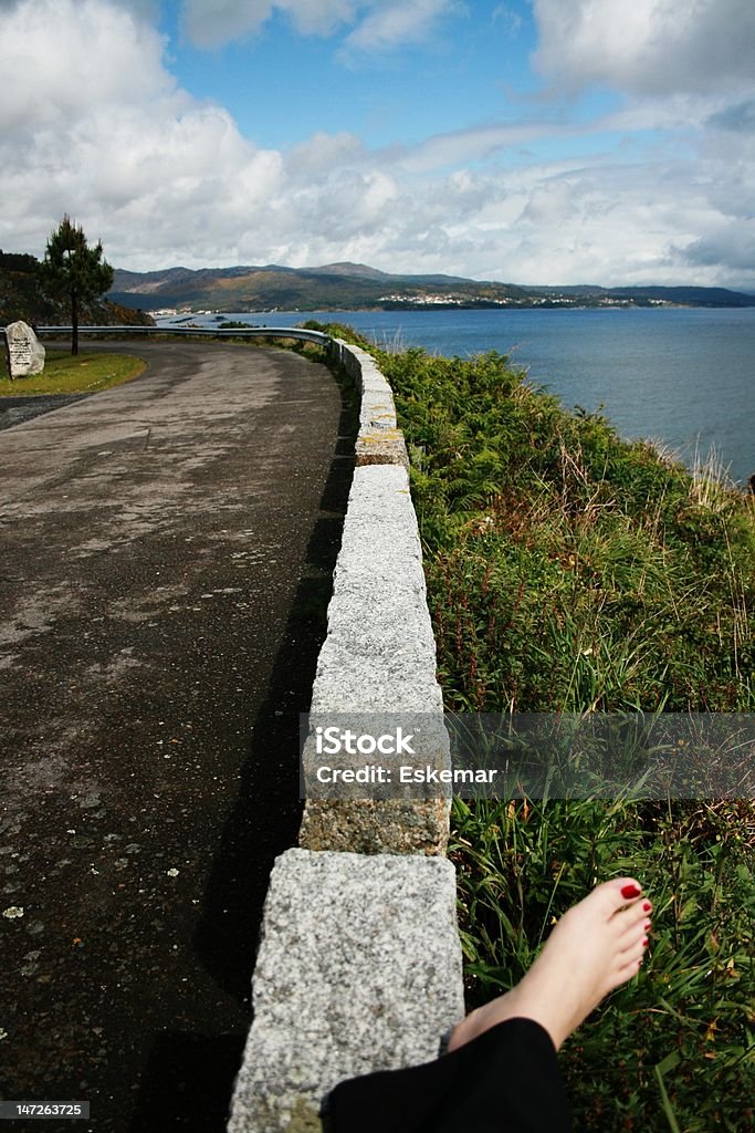 Sur la mer de Galice, Espagne, trajet de St. James - Photo de Adulte libre de droits