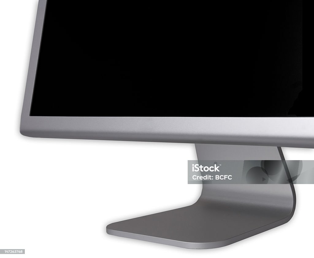 Monitor LCD a schermo piatto - Foto stock royalty-free di Affari