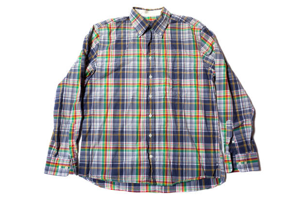 istock Button down long sleeve mens shirt 1472638727