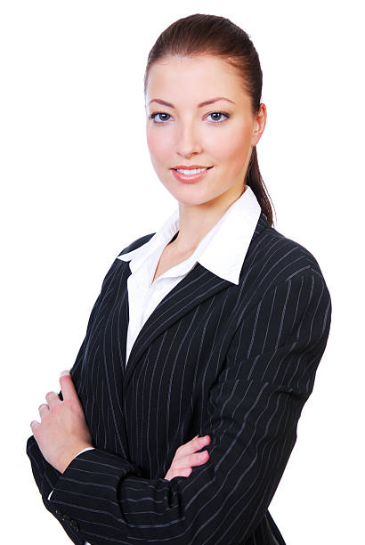 istock Cute young businesswoman 147264258