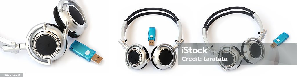 Stereofoniczny bezprzewodowy zestaw słuchawkowy - Zbiór zdjęć royalty-free (Bez ludzi)