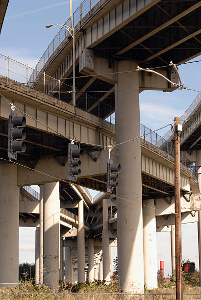 Highway Bridges stock photo